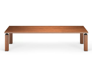 ARES - Rectangular wood veneer meeting table by i 4 Mariani - view 2